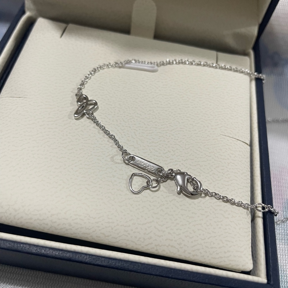Chopard Silver Geometric Bar Necklace in Polished Silver - Picture 5 of 11